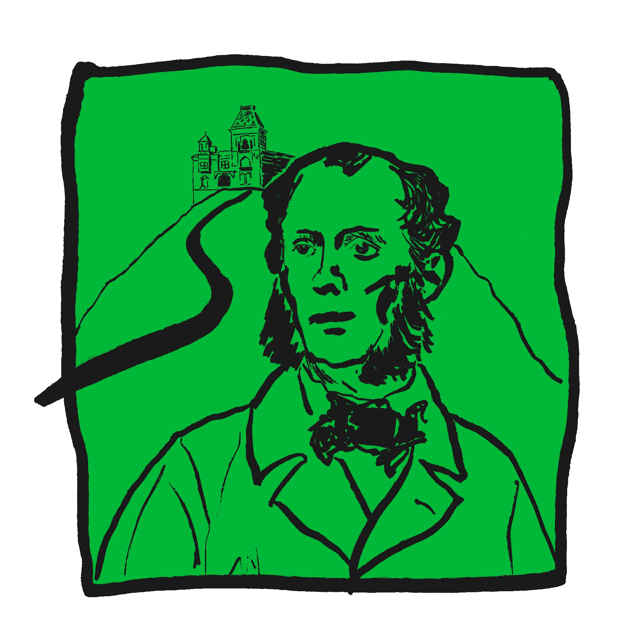 Frederic Church landscape illustration